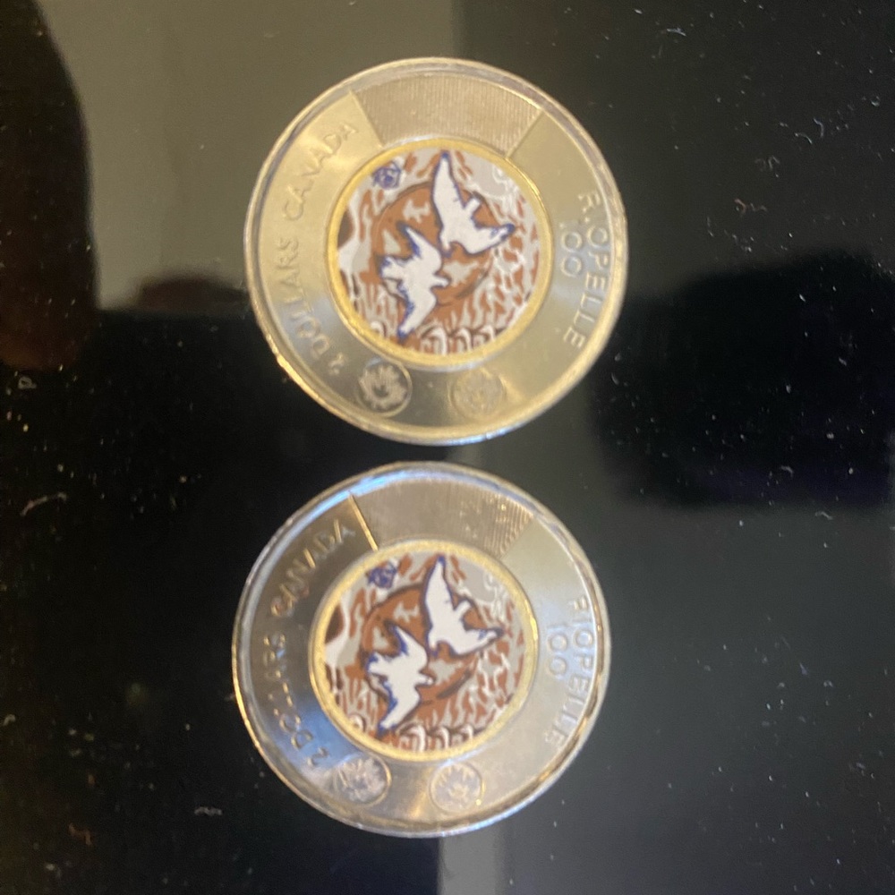 Two piece Riopelle 100th anniversary two piece toonies w bonus!!! - Picture 2 of 2